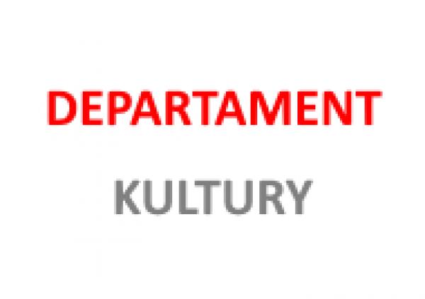 Departament Kultury- kliknij aby powiększyć