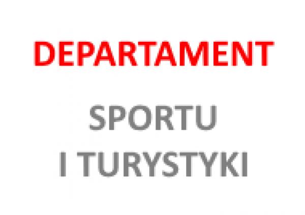 Departament Sportu i Turystyki- kliknij aby powiększyć