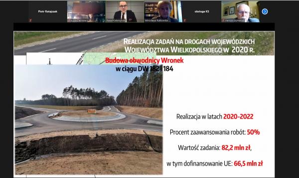 Posiedzenie sejmikowej Komisji Planowania Przestrzennego i Infrastruktury Technicznej- kliknij aby powiększyć