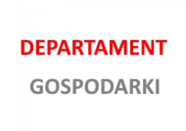 Nazwa departamentu Departament Gospodarki- kliknij aby powiększyć