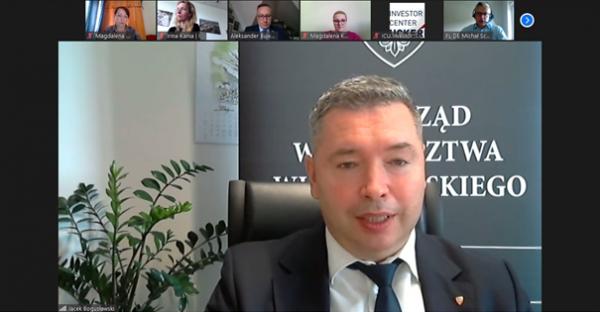 Pan Jacek Bogusławski Członek Zarządu Województwa Wielkopolskiego- kliknij aby powiększyć