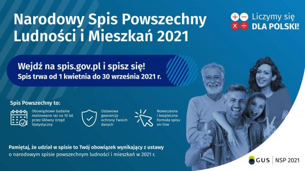 Narodowy Spis Powszechny - baner- kliknij aby powiększyć