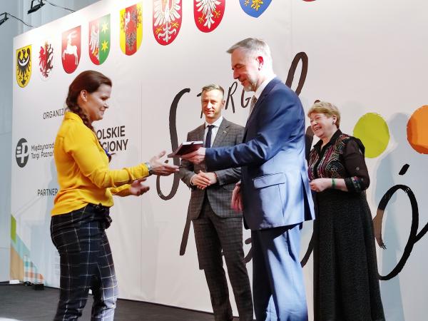 Marszałek wręczył Medale Targów Smaki Regionów- kliknij aby powiększyć