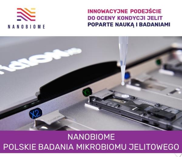 Projekt GENXONE S. A. ze Złotnik - NANOBIOME – polskie badania mikrobiomu jelitowego.  - kliknij aby powiększyć