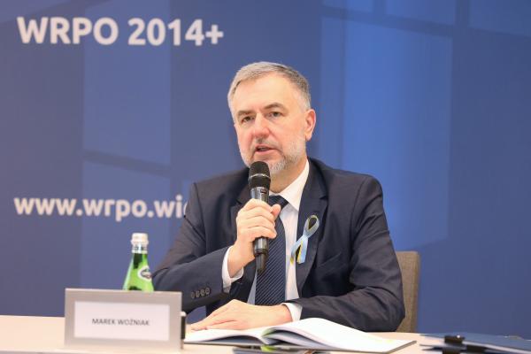 Podpisanie umowy ws. projektu PKP PLK dot. linii kolejowej 356 na odcinku Wągrowiec - Gołańcz - granica województwa- kliknij aby powiększyć