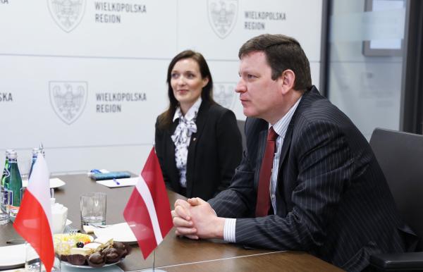 Ambasador Łotwy z wizytą w stolicy Wielkopolski- kliknij aby powiększyć