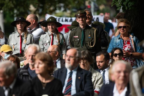 Uroczystości upamiętniające uczestników Powstania Warszawskiego - kliknij aby powiększyć