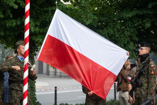 Uroczystości upamiętniające uczestników Powstania Warszawskiego - kliknij aby powiększyć