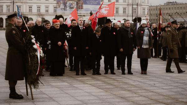 Tradycyjnie 28 grudnia dzień po centralnych obchodach Narodowego Dnia Zwycięskiego Powstania Wielkopolskiego w Poznaniu Marszałek Marek Woźniak wraz z Zarządem Województwa Wielkopolskiego oraz Towarzystwem Pamięci Powstania Wielkopolskiego 1918 - 1919 przypomnieli w Warszawie o sukcesie wielkopolskiej insurekcji sprzed 104 lat. 

Fot. Michał Francuzik- kliknij aby powiększyć