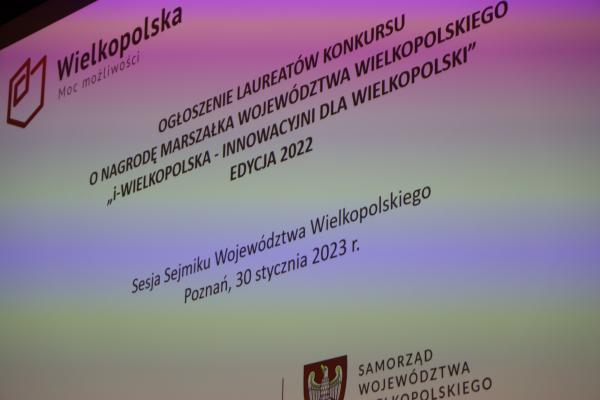 Uroczystość uhonorowania zwycięzców edycji Konkursu z 2022 roku odbyła się 30 stycznia 2023 roku podczas sesji Sejmiku Województwa Wielkopolskiego.- kliknij aby powiększyć
