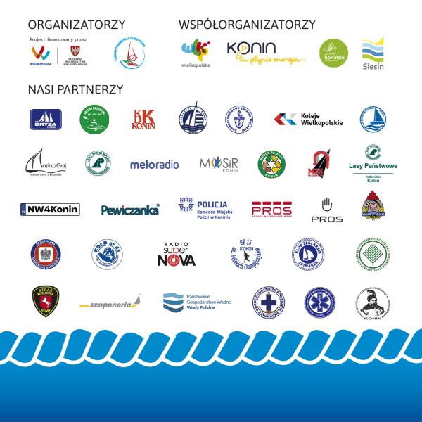 Lista organizatorów współorganizatorów i partnerów projektu- kliknij aby powiększyć