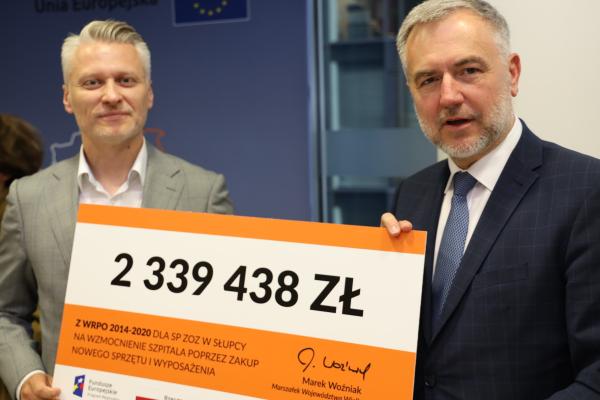 Podpisanie umów w ramach  podziałania WRPO Infrastruktura ochrony zdrowia - kliknij aby powiększyć