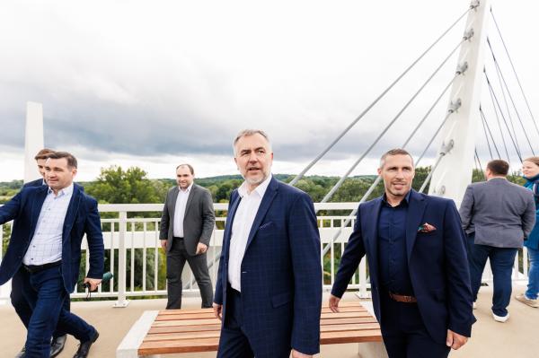 Kładka pieszo-rowerowa w Owińskach- kliknij aby powiększyć