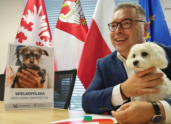 Program Urzędu Marszałkowskiego Województwa Wielkopolskiego pn. Wielkopolska Przyjazna Zwierzętom to pilotażowy projekt którego celem jest poprawa warunków życia zwierząt- kliknij aby powiększyć