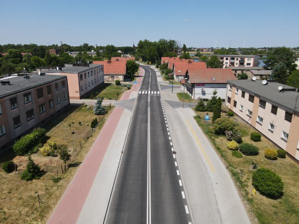 Wielkopolski Zarząd Dróg Wojewódzkich w Poznaniu rozbudował trasę wojewódzką o łącznej długości blisko 14 kilometrów w powiecie wrzesińskim- kliknij aby powiększyć