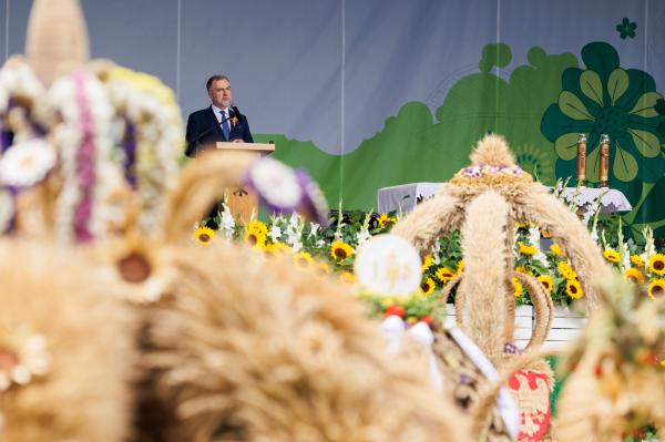 22. Wojewódzko - Diecezjalne Dożynki Wielkopolskie odbyły się w niedzielę 27 sierpnia w Pleszewie- kliknij aby powiększyć