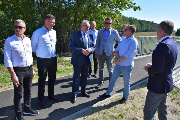 Wojciech Jankowiak Wicemarszałek Województwa Wielkopolskiego udał się z wizytą do gmin Krajenka Lipka i Zakrzewo.- kliknij aby powiększyć