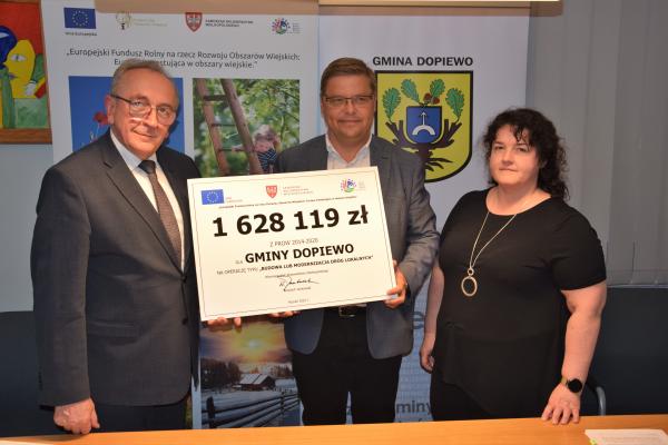 16 mln zł z Programu Rozwoju Obszarów Wiejskich dla Gminy Dopiewo- kliknij aby powiększyć