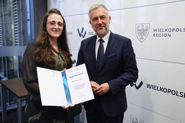 Wręczenie dyplomów Programu Wielkopolska Akademia Samorządności- kliknij aby powiększyć