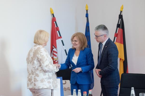 Marszałek Marek Woźniak w Landtagu Brandenburgii fot. Landtag Brandenburg- kliknij aby powiększyć