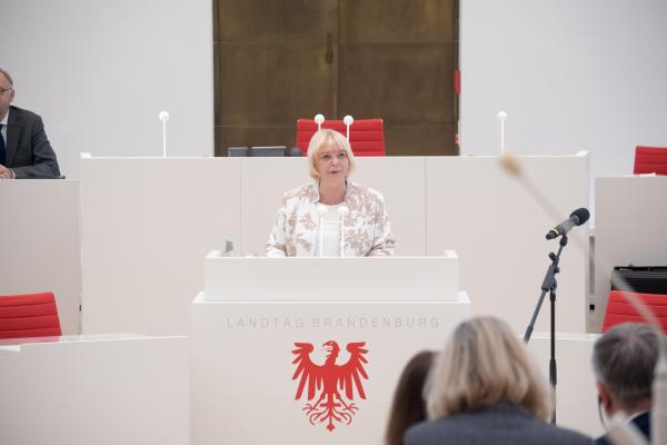 Marszałek Marek Woźniak w Landtagu Brandenburgii fot. Landtag Brandenburg- kliknij aby powiększyć