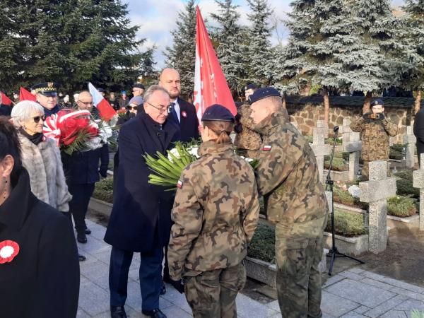 Obchody 105. rocznicy wybuchu Powstania Wielkopolskiego w Środzie Wielkopolskiej- kliknij aby powiększyć