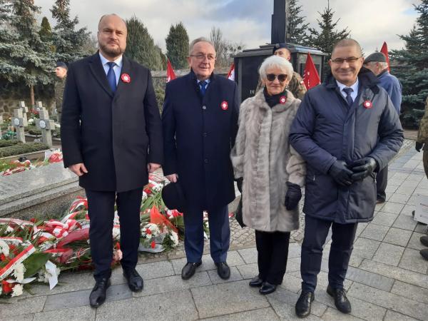 Obchody 105. rocznicy wybuchu Powstania Wielkopolskiego w Środzie Wielkopolskiej- kliknij aby powiększyć