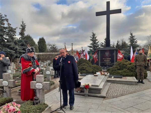 Obchody 105. rocznicy wybuchu Powstania Wielkopolskiego w Środzie Wielkopolskiej- kliknij aby powiększyć