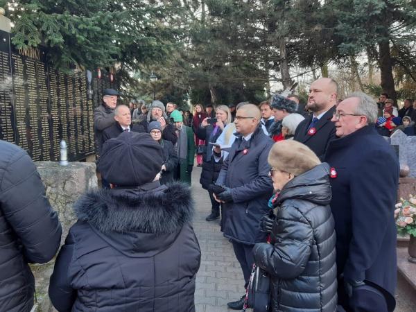 Obchody 105. rocznicy wybuchu Powstania Wielkopolskiego w Środzie Wielkopolskiej- kliknij aby powiększyć