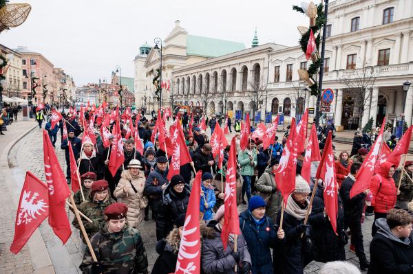 Warszawskie obchody 105. Rocznicy wybuchu Powstawania Wielkopolskiego- kliknij aby powiększyć