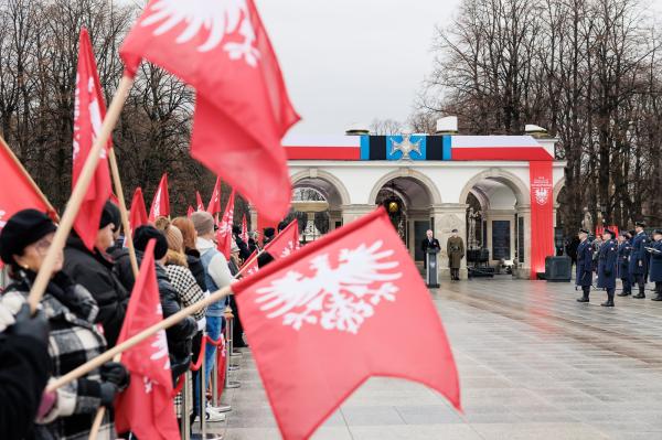 Warszawskie obchody 105. Rocznicy wybuchu Powstawania Wielkopolskiego- kliknij aby powiększyć