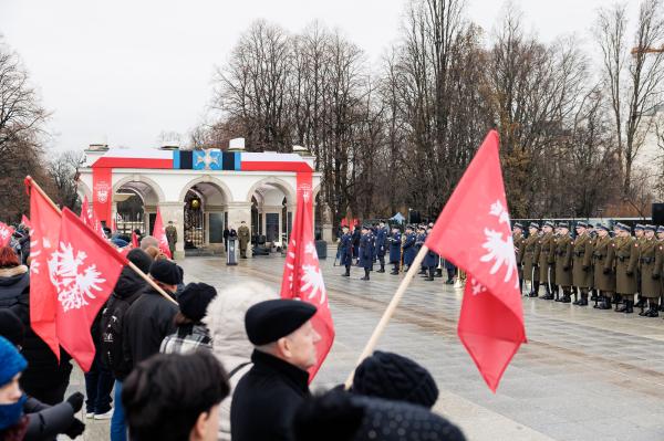 Warszawskie obchody 105. Rocznicy wybuchu Powstawania Wielkopolskiego- kliknij aby powiększyć