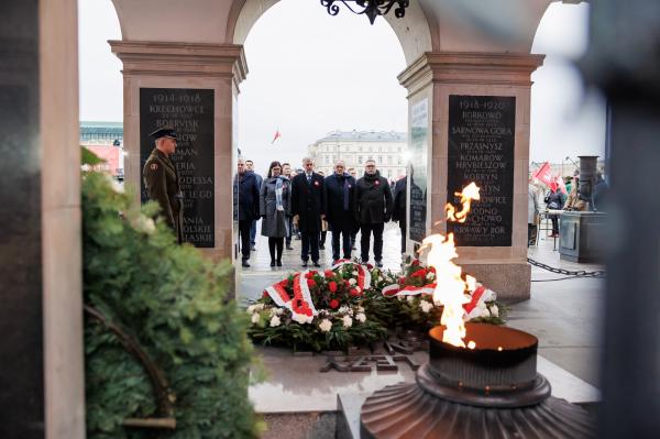 Warszawskie obchody 105. Rocznicy wybuchu Powstawania Wielkopolskiego- kliknij aby powiększyć