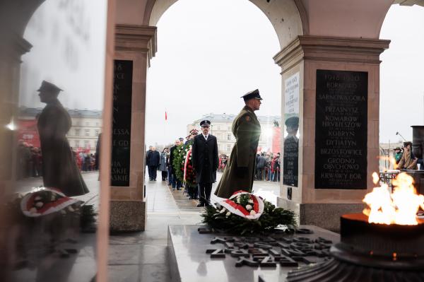 Warszawskie obchody 105. Rocznicy wybuchu Powstawania Wielkopolskiego- kliknij aby powiększyć