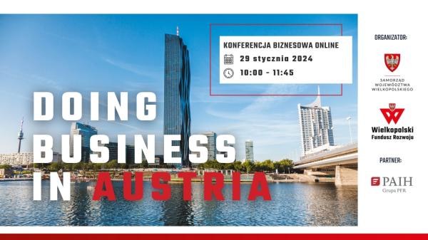 Reklama konferencji - Doing Business in Austria- kliknij aby powiększyć