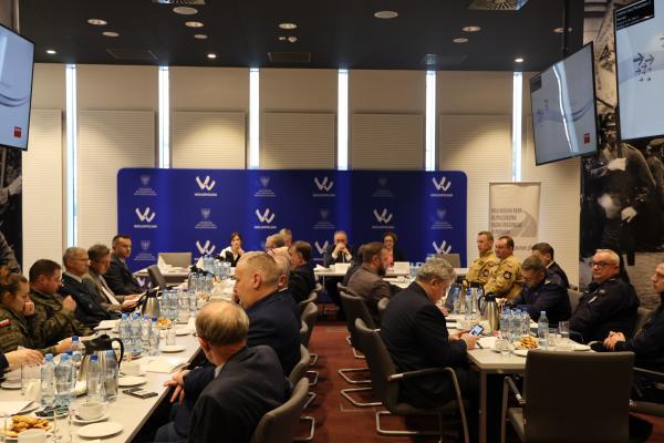 Posiedzenie Wojewódzkiej Rady Bezpieczeństwa Ruchu Drogowego- kliknij aby powiększyć