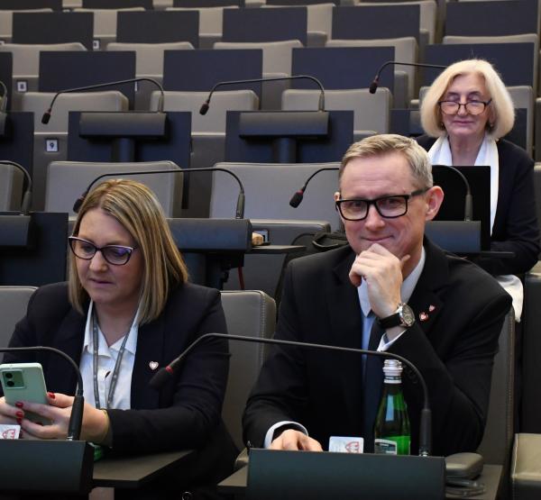 Radni Marta Dzikowska, Andrzej Pichet i Zofia Szalczyk - kliknij aby powiększyć