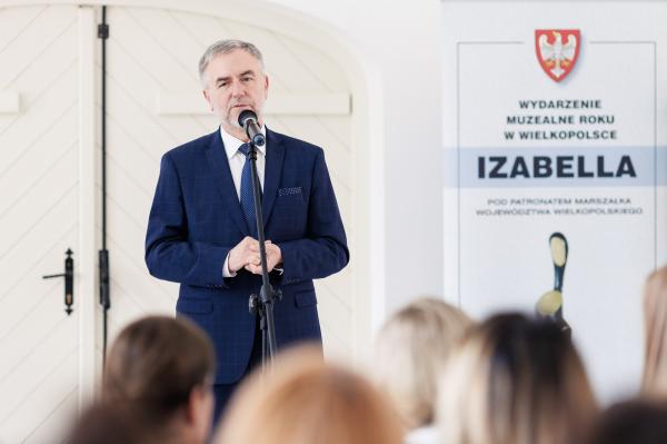 Gala wręczenia nagród i wyróżnień w Konkursie na Wydarzenie Muzealne Roku w Wielkopolsce IZABELLA 2023 odbyła się w Muzeum w Lewkowie.- kliknij aby powiększyć