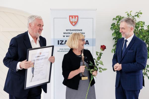 Gala wręczenia nagród i wyróżnień w Konkursie na Wydarzenie Muzealne Roku w Wielkopolsce IZABELLA 2023 odbyła się w Muzeum w Lewkowie.- kliknij aby powiększyć