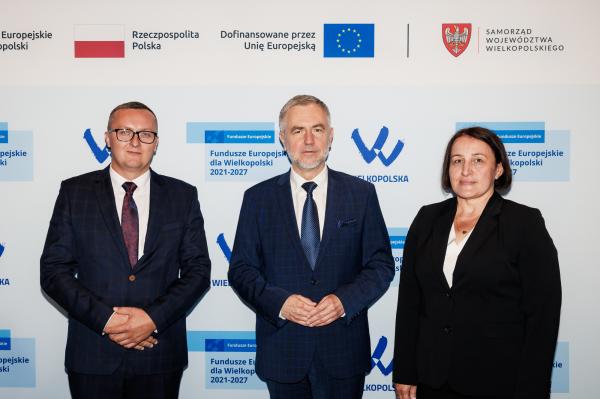  Konferencja prasowa: Fundusze Europejskie dla Wielkopolski na rozwój gospodarki wodno-ściekowej- kliknij aby powiększyć