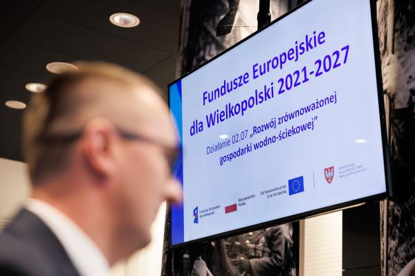  Konferencja prasowa: Fundusze Europejskie dla Wielkopolski na rozwój gospodarki wodno-ściekowej- kliknij aby powiększyć