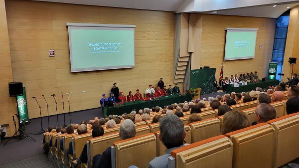 Inauguracja roku akademickiego Uniwersytetu Przyrodniczego w Poznaniu 2024- kliknij aby powiększyć