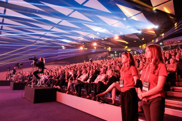 Na terenie Międzynarodowych Targów Poznańskich Marszałek odbywa się konferencja Impact.- kliknij aby powiększyć