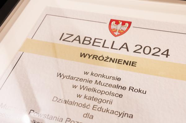 Wielkopolscy muzealnicy zostali nagrodzeni Izabellami- kliknij aby powiększyć