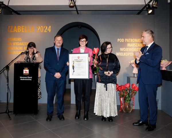 Wielkopolscy muzealnicy zostali nagrodzeni Izabellami- kliknij aby powiększyć