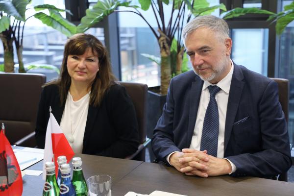 Ambasador Albanii z wizytą w Wielkopolsce- kliknij aby powiększyć