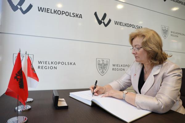 Ambasador Albanii z wizytą w Wielkopolsce- kliknij aby powiększyć