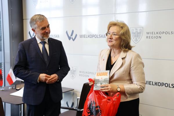 Ambasador Albanii z wizytą w Wielkopolsce- kliknij aby powiększyć