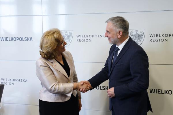 Ambasador Albanii z wizytą w Wielkopolsce- kliknij aby powiększyć