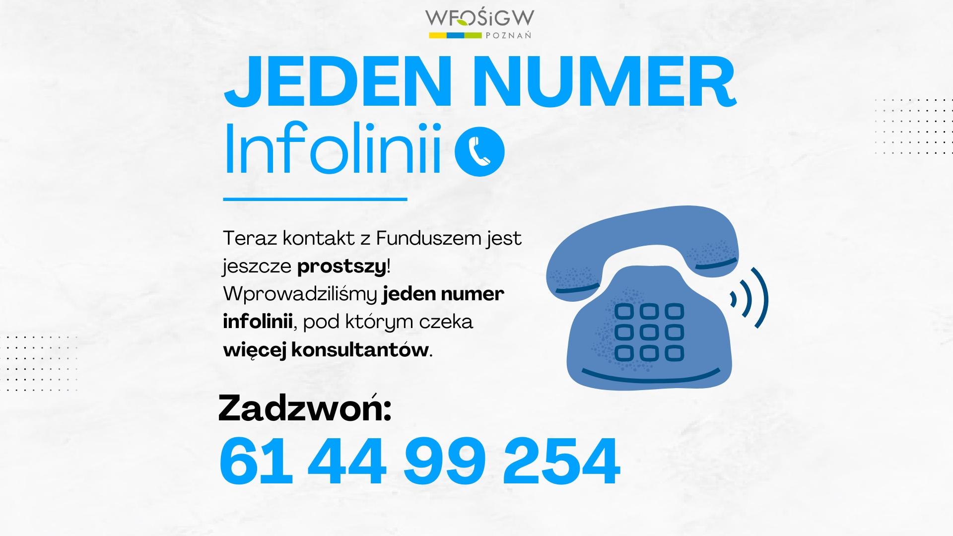 Zmiana w funkcjonowaniu infolinii WFOŚiGW 